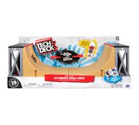 TECH DECK Ultimate 20-Inch Half-Pipe Ramp Playset and Exclusive Primitive Pro Fingerboard Kids Toys for Boys and Girls Ages 6 and up