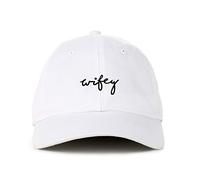 Tech Design Wifey Baseball Cap Embroidered Cotton Adjustable Dad Hat, White, One size