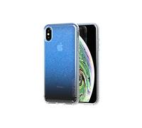 Tech Enterprises Protective Apple iPhone XS Max Case Ultra-thin Iridescent Back Cover with Bulletshield - Pure Shimmer - Blue