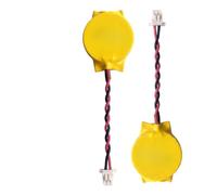 Tech-Fan © [2 Pack] CR2016 3V CMOS Batteries, JST-SHR-02V 1.0mm Connector, RTC BIOS Replacement Batteries, Compatible with HP ProBook 440 G6, 440 G7, L02772-001