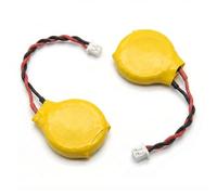 Tech-Fan CR2032 Lithium 3V Battery, 2 Pack, CMOS RTC BIOS, 2 Pin Connector, Compatible with Lenovo ThinkPad R40, R40e, R50, R50e, R50p, R51, R51e, R52, R60, R60e, R61, R61i, R400, R500 Series