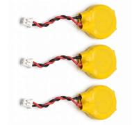 Tech-Fan CR2032 Lithium 3V Battery, 3 Pack, CMOS RTC BIOS, 2 Pin Connector, Compatible with Lenovo ThinkPad Z60e, Z60i, Z60m, Z60p, Z60t, Z61e, Z61m, Z61p, Z61t
