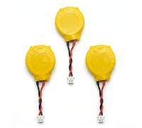 Tech-Fan © CR2032 Lithium 3V Battery, Pack of 3, CMOS RTC BIOS, 2 Pin Connector, Button Replacement, Compatible with ASUS Eee PC 701, 900, 901, 904, 1000, 1000HD, 1201, 1201N, 1215, 1215B, 1215N