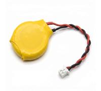 Tech-Fan CR2032 Lithium Battery 3V, CMOS RTC BIOS Battery Memory, Real Time Clock, 2 Pin Connector - Compatible with Lenovo ThinkPad E220s, E420s, E420-E495, E520-E595, E14, E15, E16