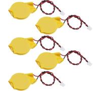 Tech-Fan @ Pack of 5 CR2032 CMOS BIOS Battery with 3V MOLEX Plug for PC, Laptop, Notebook, BIOS