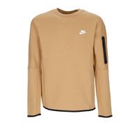Tech Fleece Crewneck Sweatshirt - male - Nike - Long Sleeve Training Tops - Beige - M - Sport M