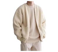 tech Fleece Tracksuit 1/4 Zip Pullover Mens Lightweight Mens Overshirt Men's Hooded Winter Jacket Mens Warm Jackets Winter Gym Hoodies Mens Christmas Jumpers 3XL Mens Gilets (Beige, S)