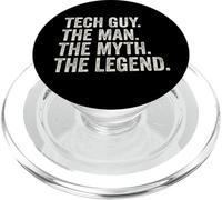 Tech Guy The Man The Myth The Legend Funny IT Support PopSockets PopGrip for MagSafe