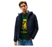 Tech Hooded Short Padded Jacket - male - Tommy Hilfiger - Light Jackets - Blue - XL - Jackets XL