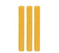 Tech Island Candles, 3pack Spell Candles,100% Natural Beeswax Honeycomb Texture Long Burning Time, Tea Light Candle, Fragrance Wax Ideal for Weddings, Parties, Christmas & Birthday (Beeswax Candles)