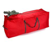 Tech Island Christmas Tree Storage Bag, Extra Large 150 x 61 x 61 cm, Heavy Duty Waterproof Red Storage Bag with Handles, Fits 9ft Artificial Tree