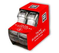 Tech Island Clear Adhesive Tape Roll with Dispenser 2pk Multipurpose Tape Refillable Sticky Tape Dispenser for Home and Office