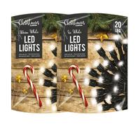 Tech Island Led String Lights,25 LED Fairy Lights for Xmas Tree, Indoor Lights, Bedroom, Window, Wall, Ceiling, Wedding, Home Décor, Christmas Decorations (Bright White)