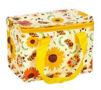 Tech Island Lunch Bag, Insulated Print Lunch Box 15 x 21cmTote 40% Recycled Plastic, Adorable Design for Fresh and Safe Meals All Day for Adult Men Women (Bee Radiant Print)