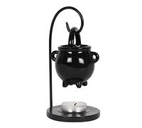 TECH ISLAND Oil Burner, Hanging Cauldron Cut Out Oil Burner Essential Oils and Wax Melt Burner Warmer Tea Light Holder Fragrance the Home Aromatherapy Witchcraft