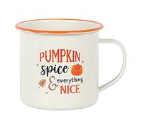 Tech Island Pumpkin Spice Halloween Mug Autumn Drinkware for Hot & Cold Beverages Coffee or Tea Camping Mug for Indoor Outdoor Use