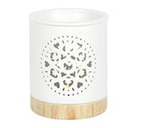 Tech Island Wax Burner, Ceramic Wax Melt Burners, Wax Melts, Aromatherapy Diffuser, Oil Diffuser, Essential Oil for Diffusers for Home Decor, Air Fresheners, Room Décor (Mandala)