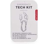 Kikkerland Emergency Tech Kit Set of 4 Screen Cleaner Cloth and Cable Cell Ph...