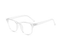 TECH-LINE-DIRECT FASHION ACCESSORIES Blue Light Blocking Glasses for Women and Men Vintage Retro Black Frame Clear Lens Geek Nerd Glasses (Clear)