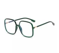 TECH-LINE-DIRECT FASHION ACCESSORIES Blue Light Blocking Glasses women Anti Glare UV Filter Computer Gaming Glasses Retro square Eyeglasses (Green)