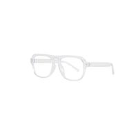 TECH-LINE-DIRECT FASHION ACCESSORIES Square Frame Clear Lens Glasses Mens/Womens Eyeglasses Super Oversized Fashion and Costume (Clear Frame + Clear Lens)