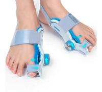 Tech Love Bunion Corrector Big Toe Straighteners, Upgraded Knob Double Correction, Bunion Pad with Cooling Gel for Big Toe Relief Hammer Toe Straightener, Suitable for Left and Right Feet, 1 Pair