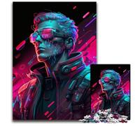 Tech Man Jigsaw Puzzles for Adults 1000 Piece Wooden Jigsaw Puzzles for Adults for Teenagers, Couples, And Friends for Birthdays, Christmas 50x75CM/19.68x29.52inch