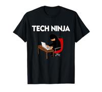 Tech Ninja Funny Gift For Techy Person IT Coder Men Women T-Shirt