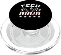 Tech Ninja It Programmer Programming PopSockets PopGrip for MagSafe