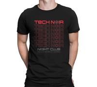 TECH Noir The Terminator Tshirt Top Cotton Large O-Neck Men's Tops Casual Men T Shirt Black Size XL