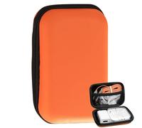 Tech Organizer Pouch - Compact Cable Storage Bag, Travel Electronics Accessory Case, Handy Gadget Carrier | Waterproof Zip Pouch, Cord Holder for Earbuds Usb Wires Battery Power Bank Chargers