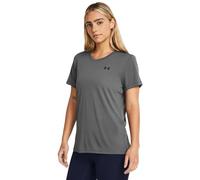 Under Armour Tech Solid Ssc Short Sleeve T-shirt Grey M Women