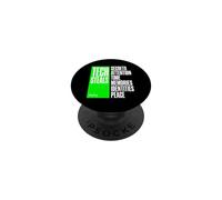 Tech Steals Unplug - Green Gadget Anti Ai PopSockets Adhesive PopGrip