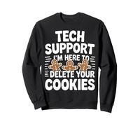 Tech Support Computer Cookies IT Support Christmas Sweatshirt