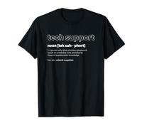 Tech Support Definition Funny Computer Nerd T-Shirt