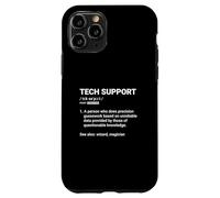 Tech Support Definition Funny Humor Nerd G ase for iPhone 11 Pro