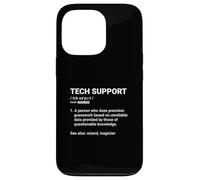 Tech Support Definition Funny Humor Nerd G ase for iPhone 13 Pro