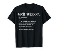 Tech Support Definition Programmer Software Developer Coder T-Shirt