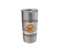 Tech Support Help Desk Information Technology Cookies Stainless Steel Insulated Tumbler