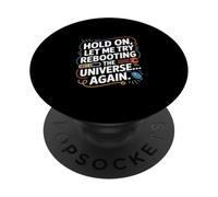 Tech Support "Hold On" IT Assistance PopSockets Adhesive PopGrip
