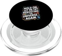 Tech Support "Hold On" IT Assistance PopSockets PopGrip for MagSafe