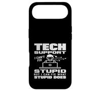 Tech Support I Can Fix What Stupid Does Funny IT Case for iPhone Air