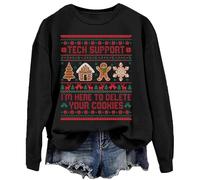 Tech Support I'm Here To Delete Your Cookies Sweatshirt Funny Christmas Cookies Hoodie
