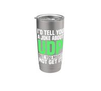 Tech Support User Datagram Protocol IT Call Center Help Desk Stainless Steel Insulated Tumbler