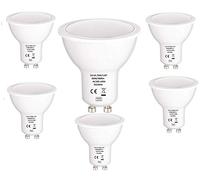 Tech Traders 6 X GU10 LED 6Watt Spotlight Bulb Reflector Warm White(3000K) 60Watt Replacement for Halogen Bulb (2 Years Warranty)