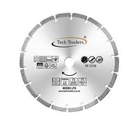 Tech Traders Diamond Cutting Disc 230mm 9" x 22.2 mm, Saw Blade for Universal use Angle Grinder, Diamond Cutting Blade for Concrete, Stone, Brick