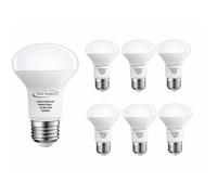 Tech Traders R63 Reflector LED Spotlight Bulbs, Aluminum/Plastic, E27, 9 W, Cool White