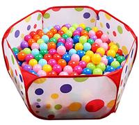 Tech Traders Small Kids Tent Toddler Ball Pit, red, 110 x 57 x 37 cm (approx)