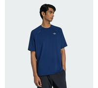 Adidas Originals Tech Trefoil Essentials Polyester Short Sleeve T-shirt Blue XL Men