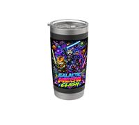 Tech War Cats Clash, Space Cats Illustration Graphic Cartoon Stainless Steel Insulated Tumbler